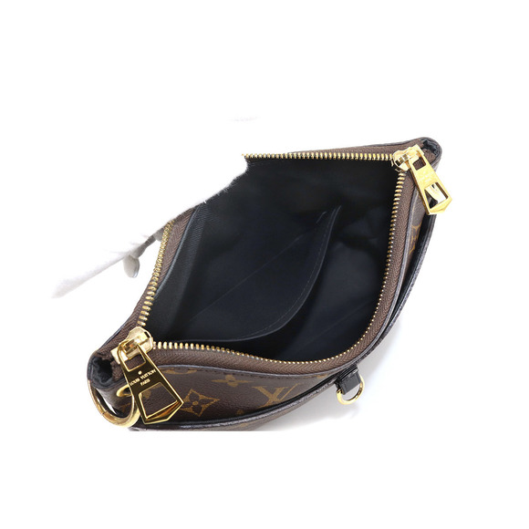 Louis Vuitton Monogram Odeon NM PM Shoulder Bag Brown Noir - Picture 6 of 10